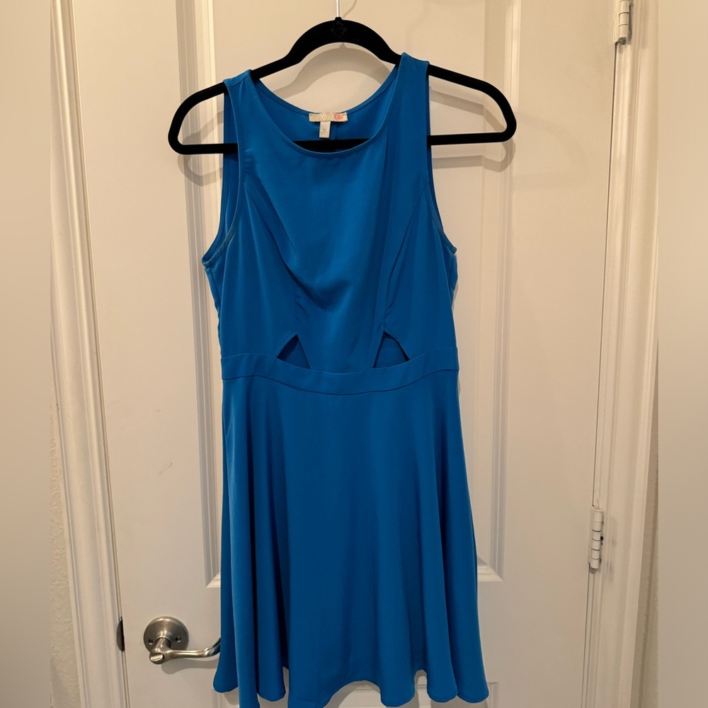 Gianni Bini Blue cutout dress